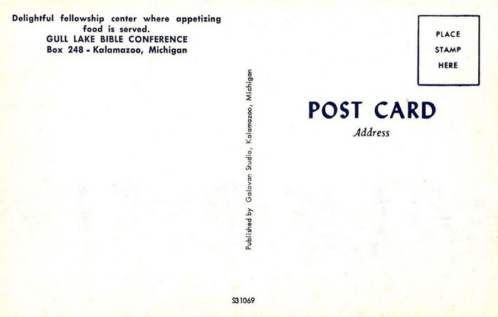 Gull Lake Ministries (Gull Lake Bible Conference) - Vintage Postcard (newer photo)